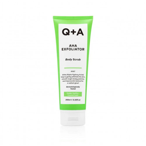 Q+A AHA Exfoliator Body Scrub 250ml Скраб для тіла з AHA-кислотами