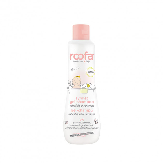 Roofa Baby Syndet gel shampoo 200 ml Синдет гель шампунь