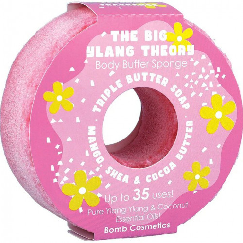 Bomb Cosmetics Губка з милом The Big Ylang Theory Buffer Sponge