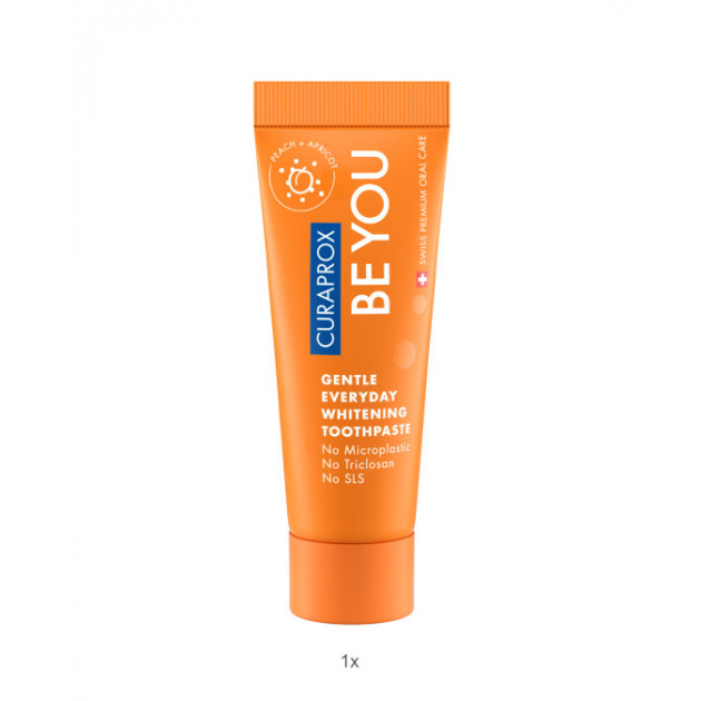 CURAPROX Be you 10ml Зубна паста відбілююча Персик