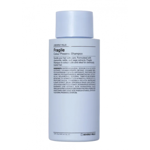 JBeverly Hills Fragile Colour Preserve Shampoo 340ml Шампунь для фарбованого, пошкодженого волосся