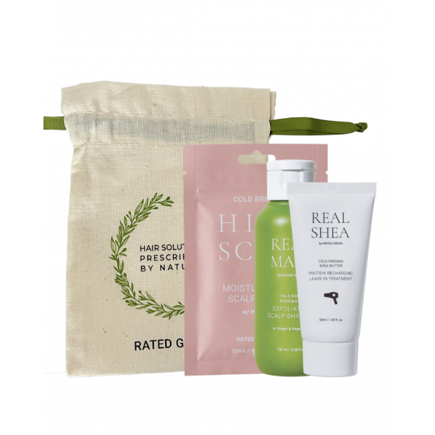 Rated Green  Набір мініатюр з шампунем Real Mary