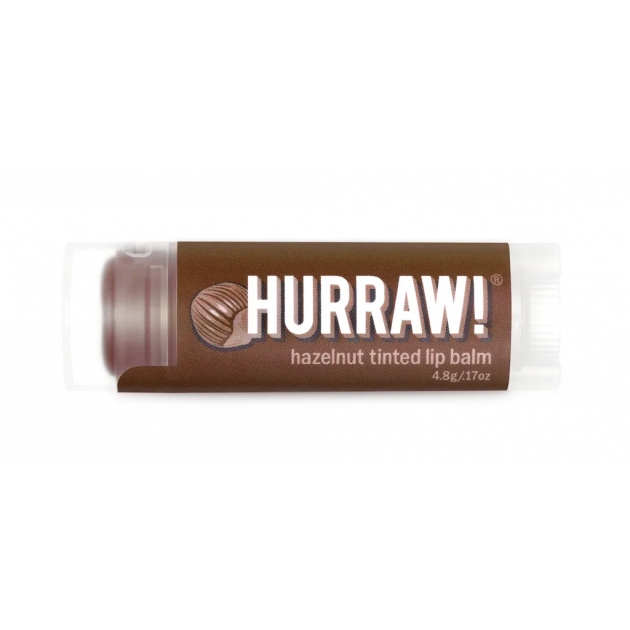 Hurraw! Hazelnut Tinted Lip Balm 4,8g Бальзам для губ з легким шоколадним відтінком
