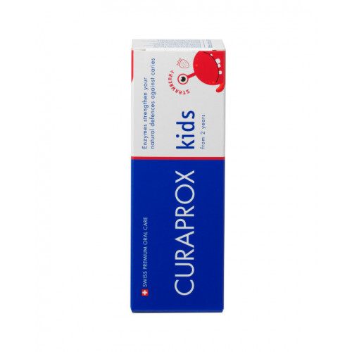 CURAPROX Kids Paste 60ml  Дитяча зубна паста з фтором від 2-х років, смак полуниці